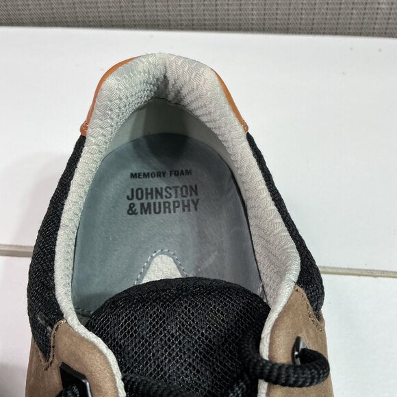 Johnston & Murphy Tan Leather Men's Casual Athletic Sneakers Size 10.5 - Picture 4 of 7